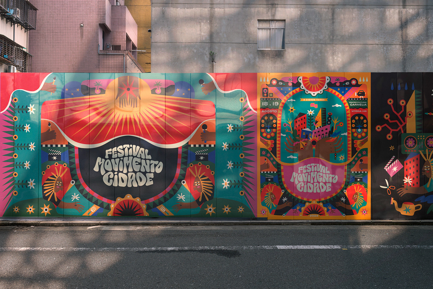 festival poster music branding  visual identity Logo Design adobe illustrator identity vector
