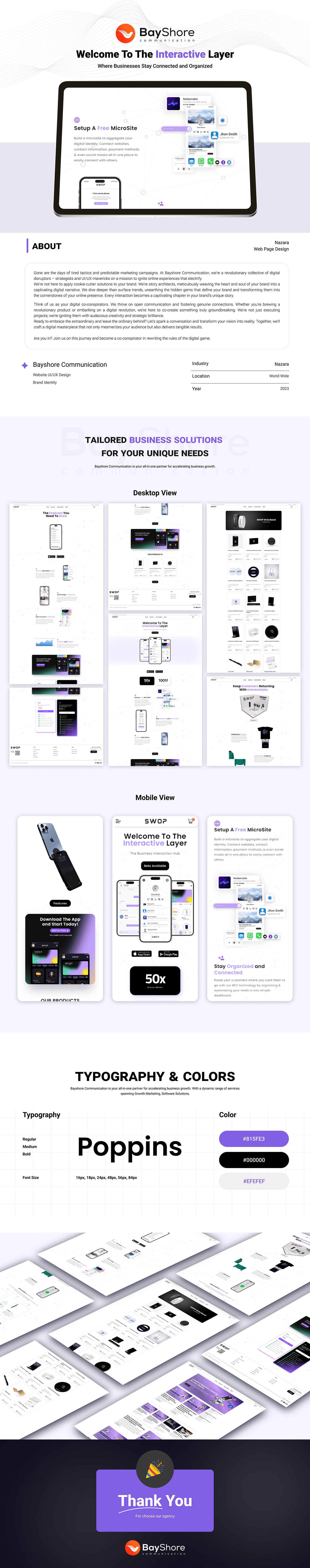 app design interactive ui ux Website Design microsite landing page UX design Figma