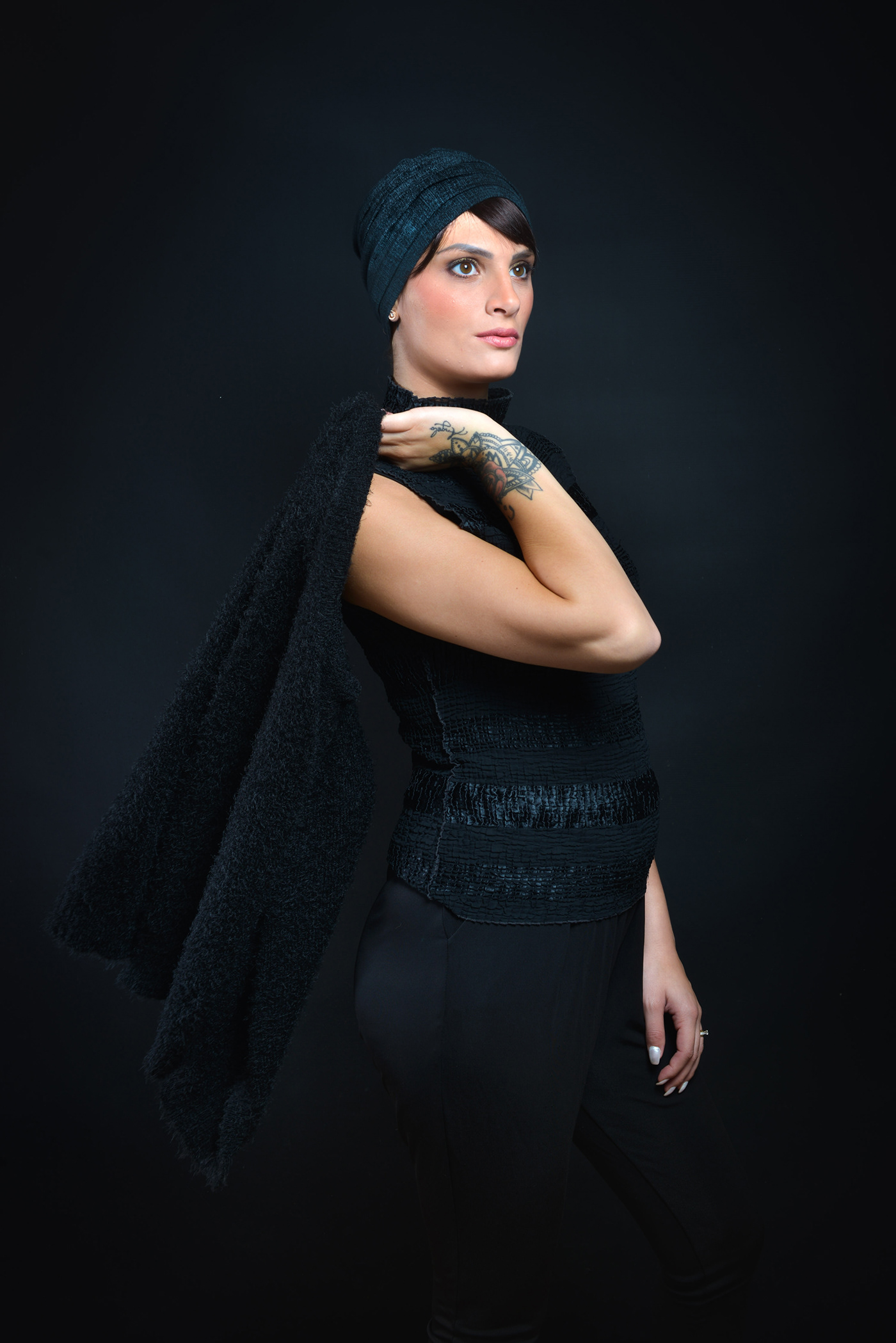 turban tulban women dark black Photography  girl