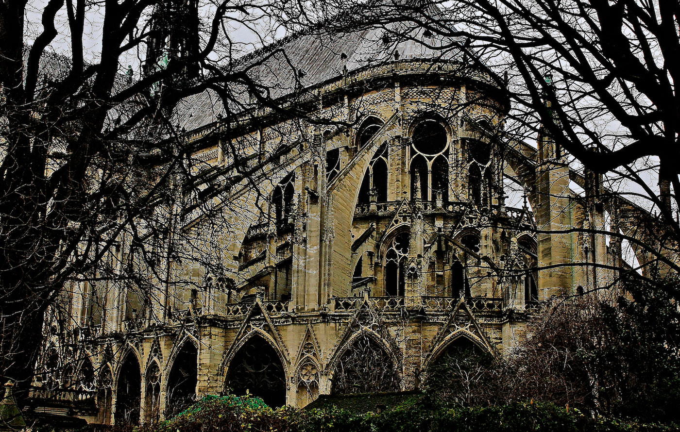 Paris Saint-Julien le Pauvre Saint-Séverin Saint-Germain de Prés Saint-Merry SAINT-GERMAIN L'AUXERROIS churches architecture