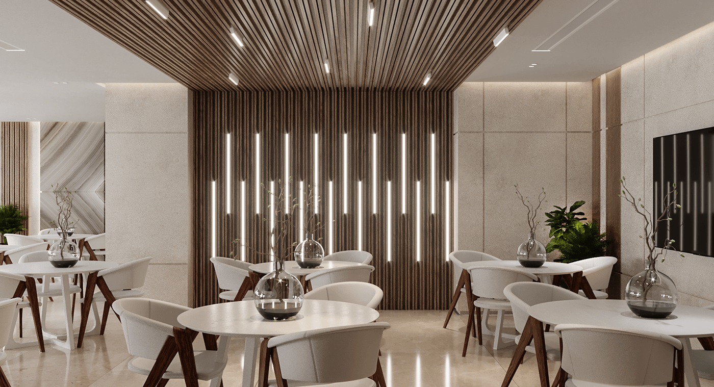indoor architecture visualization interior design  3ds max corona CGI archviz modern 3D