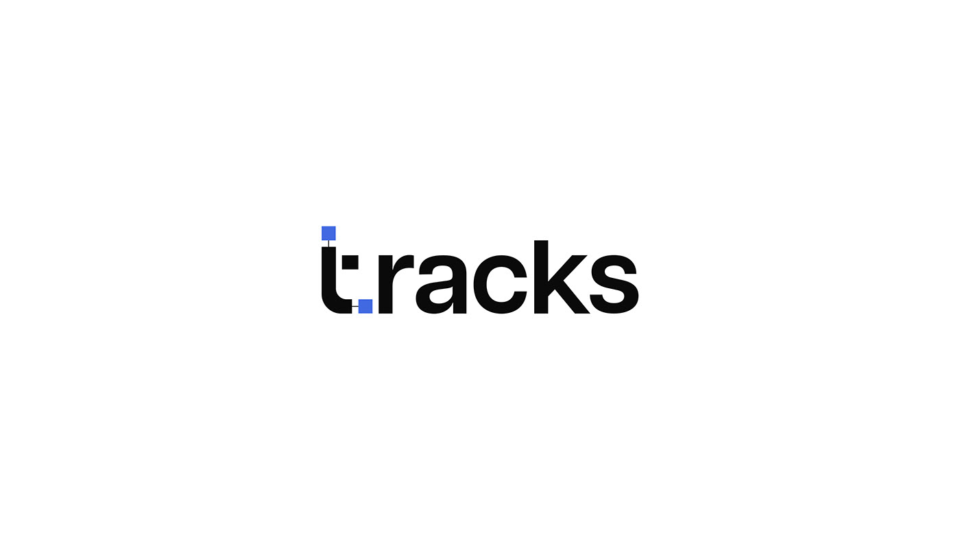 Logo design of tracks, a real state company.