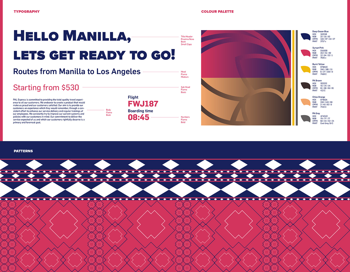 philippine airlines pal Rebrand branding  ArtCenter Kizzy Memani eagle sunset