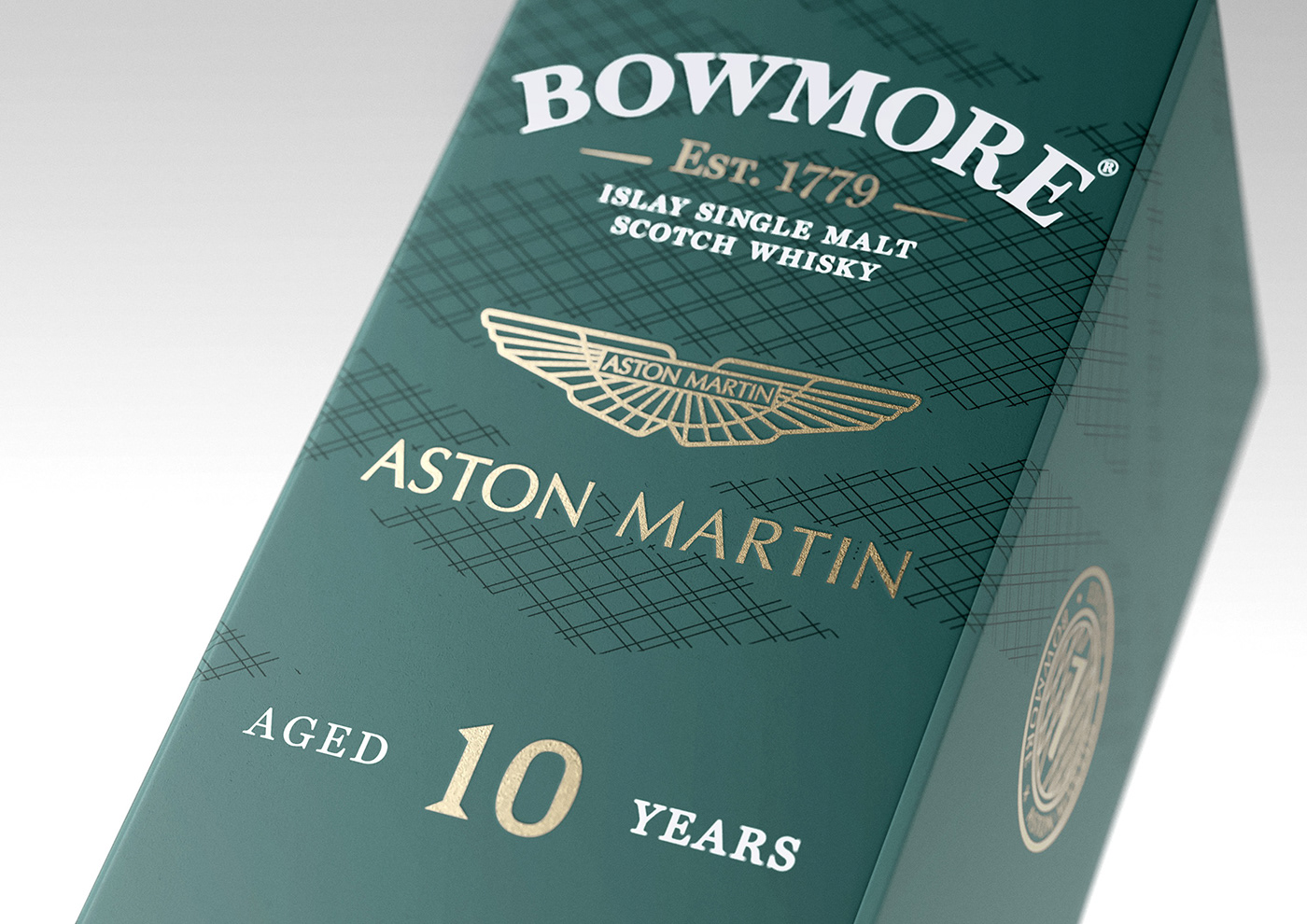 alcohol aston martin bottle bowmore whisky CGI premium retouching  Whisky
