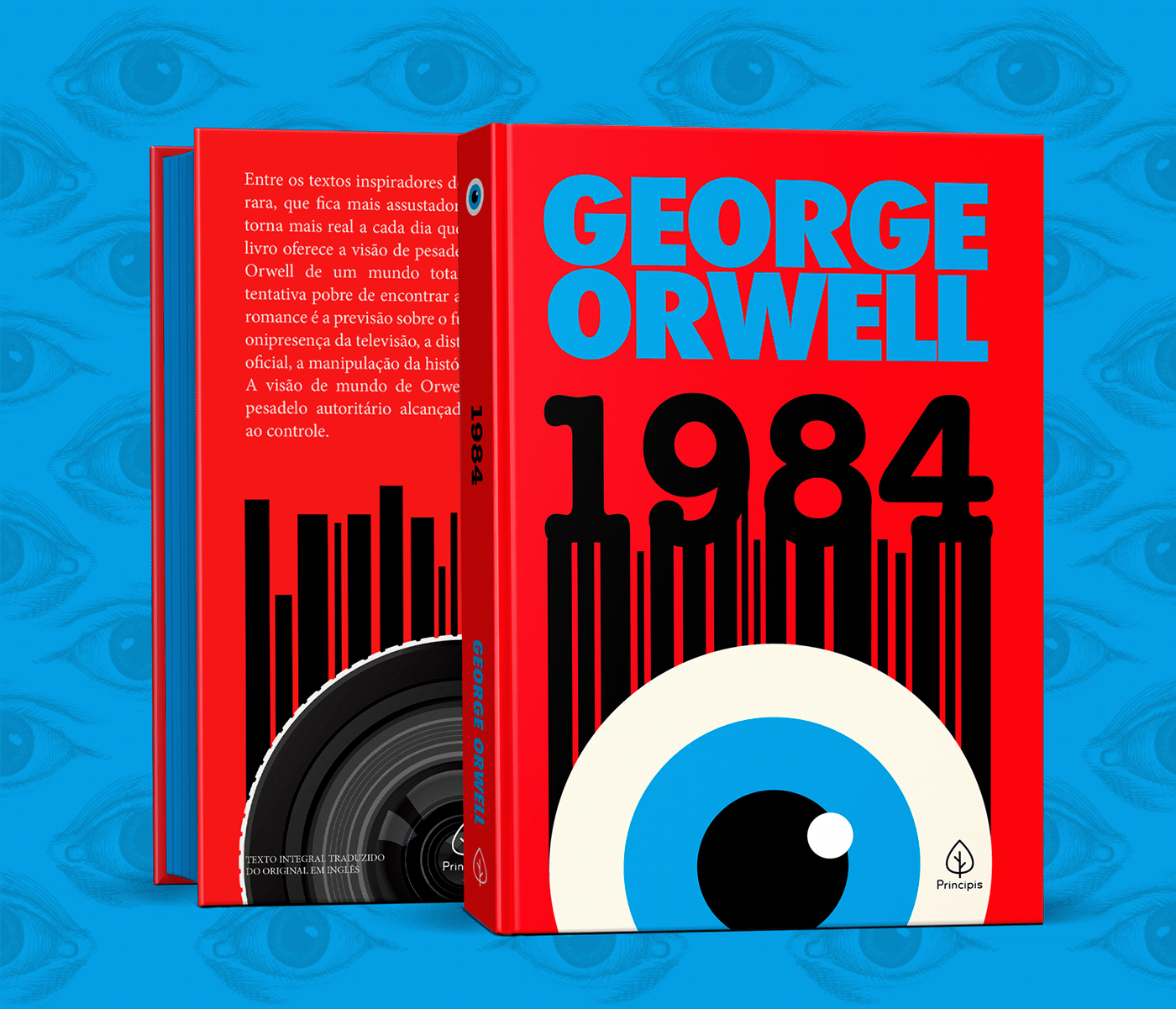 book book cover editorial design  George Orwell Animal Farm Nineteen Eighty-Four