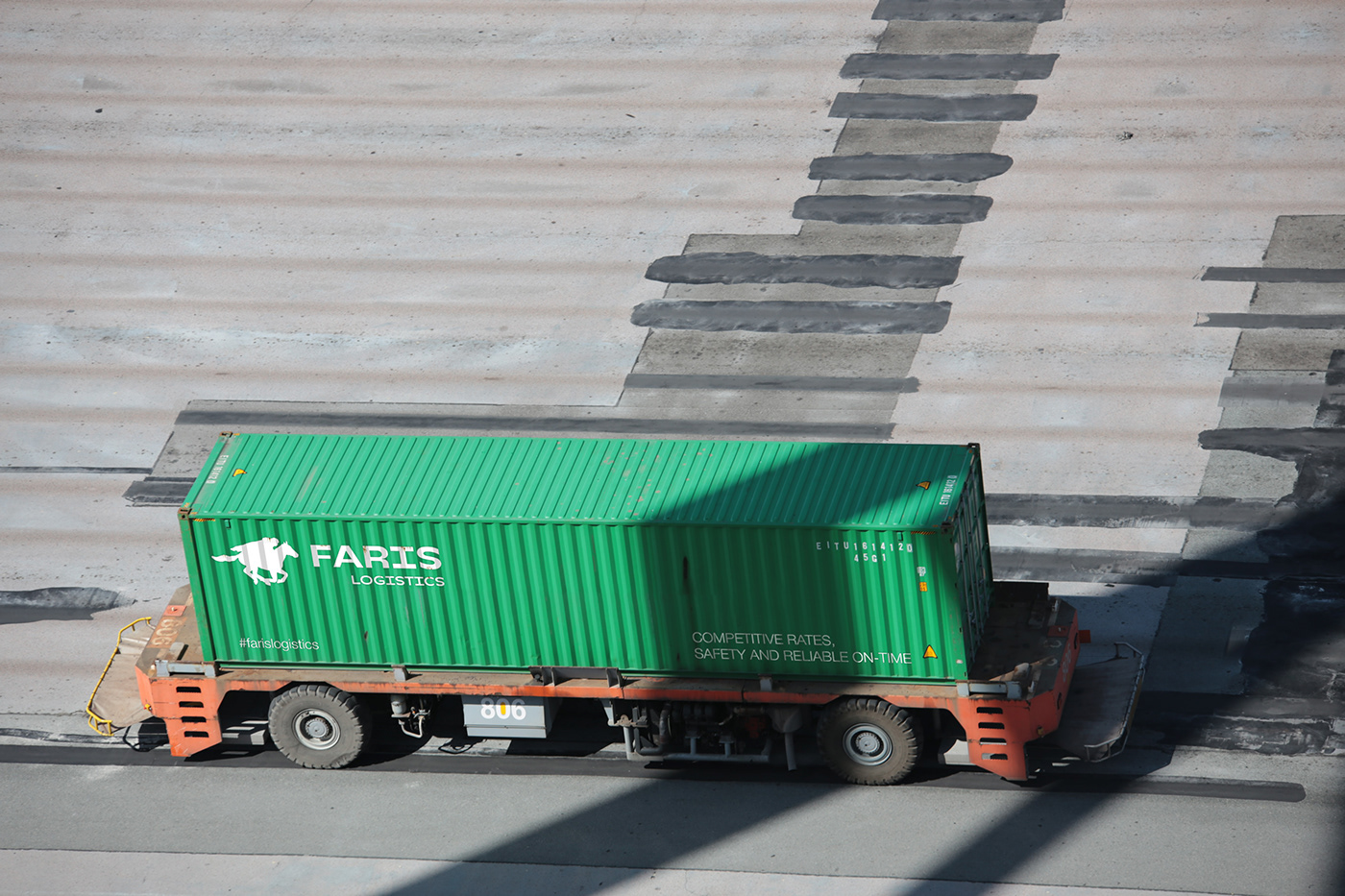 brand visual identity identity Logo Design brand identity logo Cargo Vehicle Logistics container