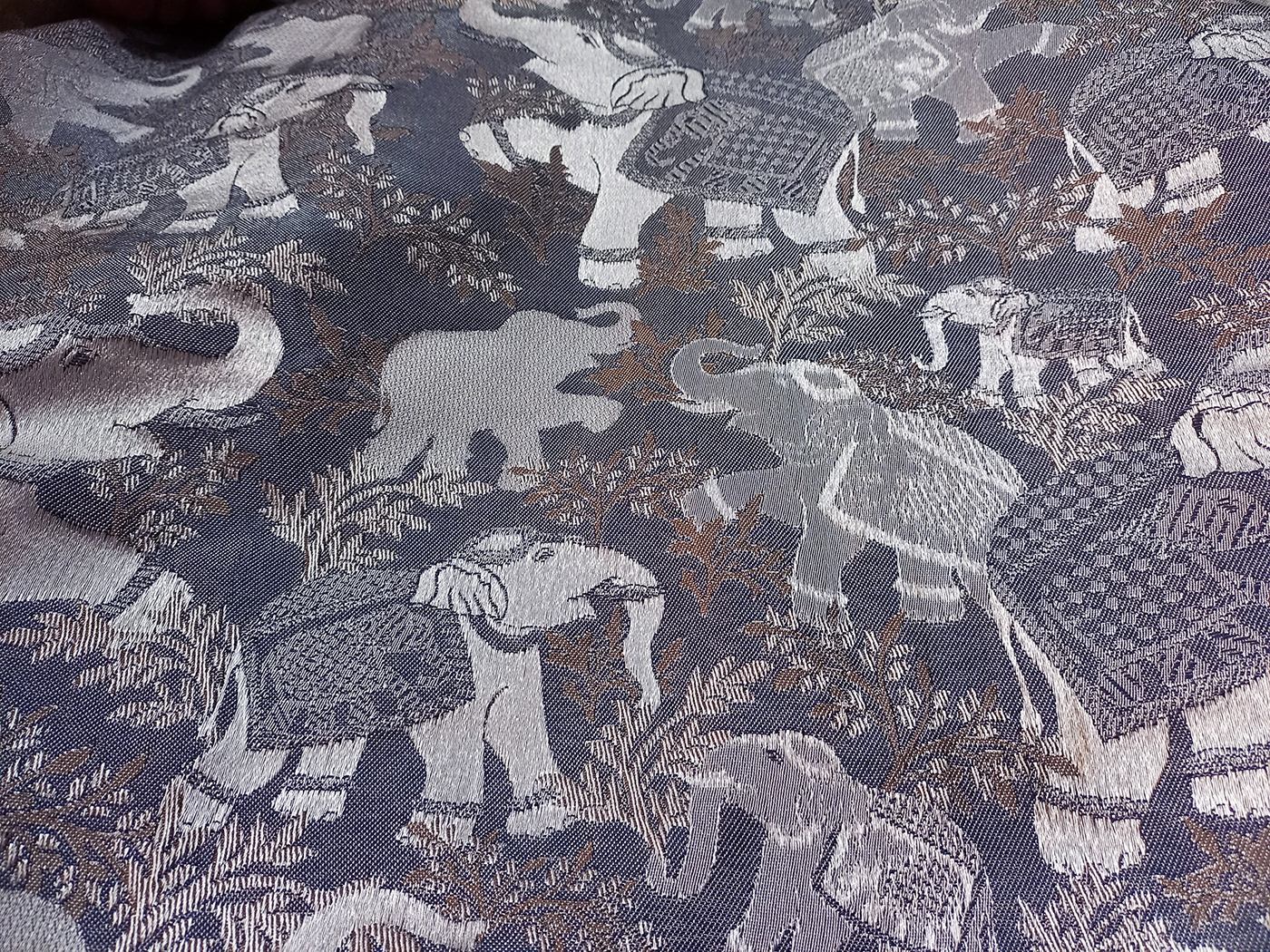 contemporary design fabric design jacquard upholstery elephant home decor jacquard design Motif Design woven fabric
