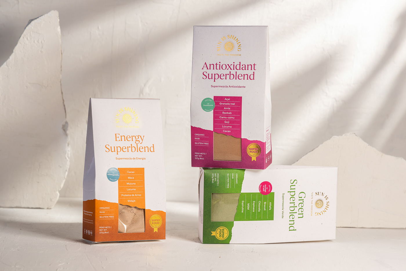 branding  Costa Rica healthy food Logo Design mountains natural organic Packaging product design  super food