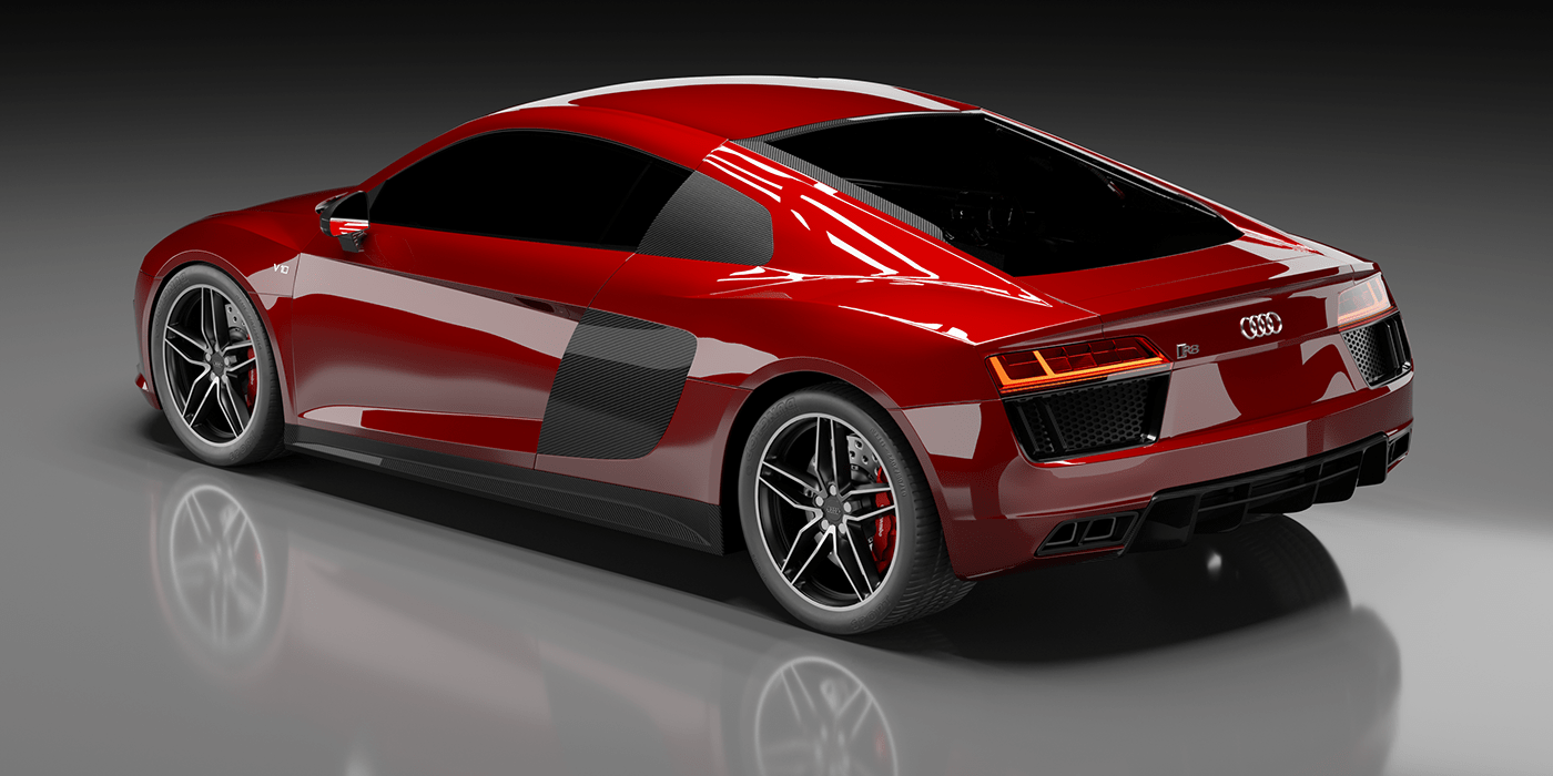 Audi Audi R8 audi r8 model Audi R8 V10 car car 3D  car modeling car rendering Vehicle