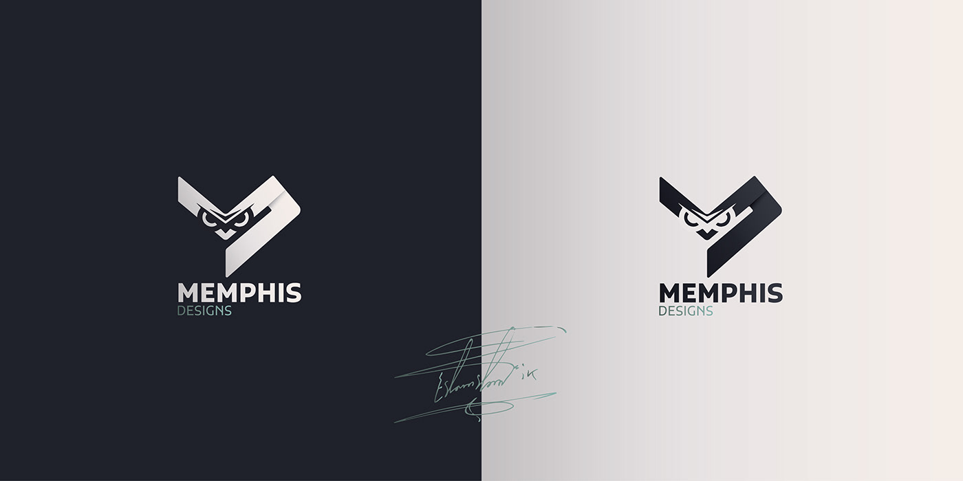 design designs Drawing  logo logos Memphis owl sketch