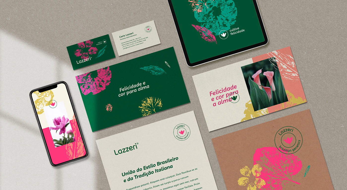 brand identity branding  estrategia de marca Flores Flowers identidade visual Logo Design Logotipo Produtores
