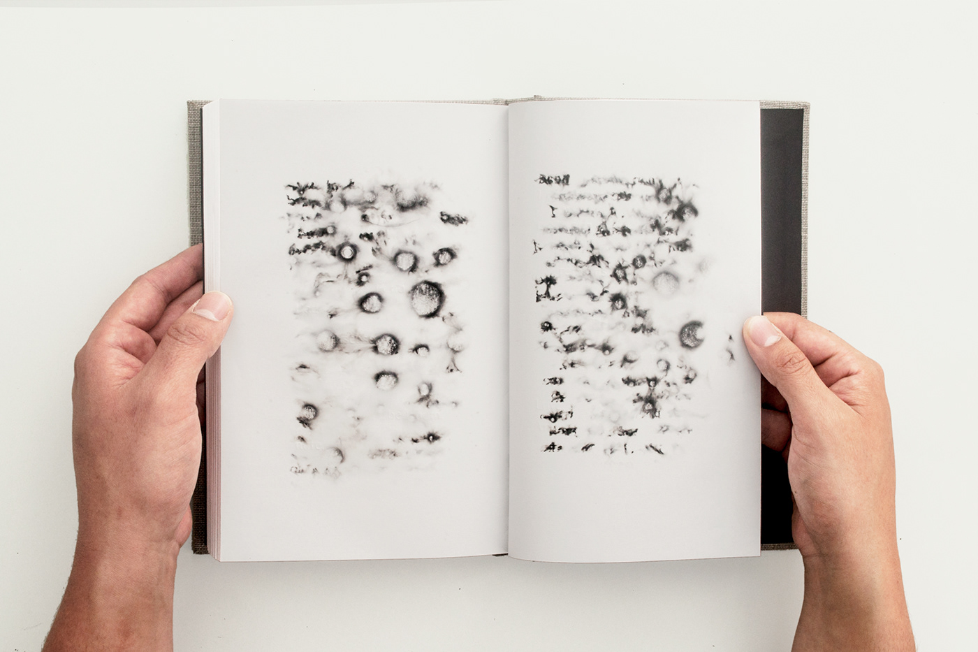 print erasure Memory Disease empathy ink experimental water alzheimer's letters