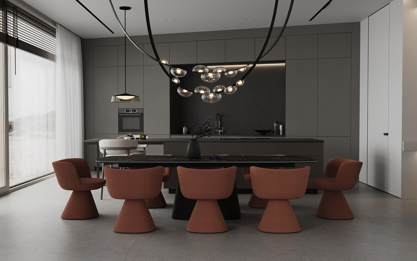 Interior architecture visualization Render interior design  3ds max corona modern minimal simple