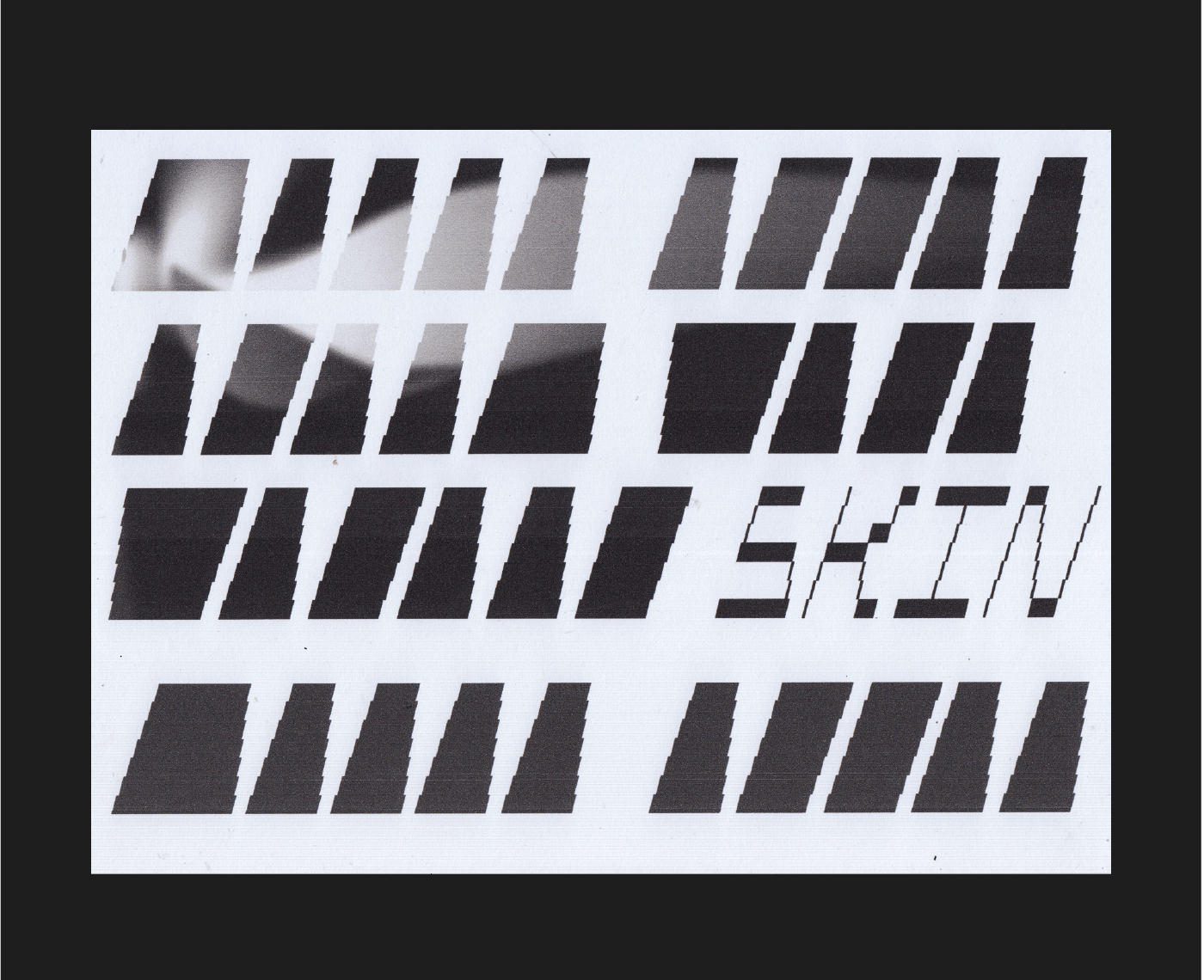 pixel Lo-fi scan monochrome typedesign fontfamily sheffield leeds