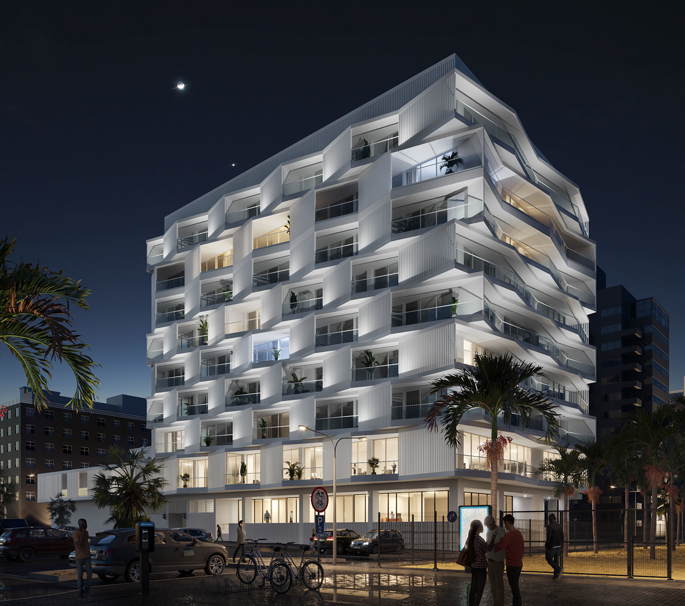 The Dyeji 3dsmax CoronaRender  building Luanda architecture
