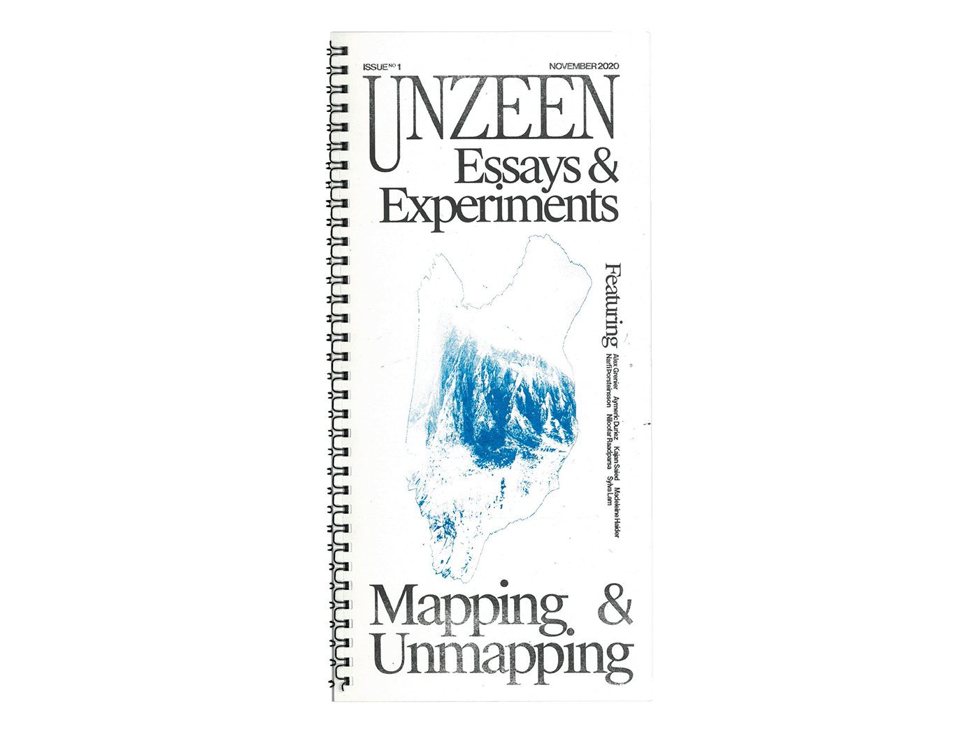 art school book design editorial iceland Mapping Riso Print risograph Zine 
