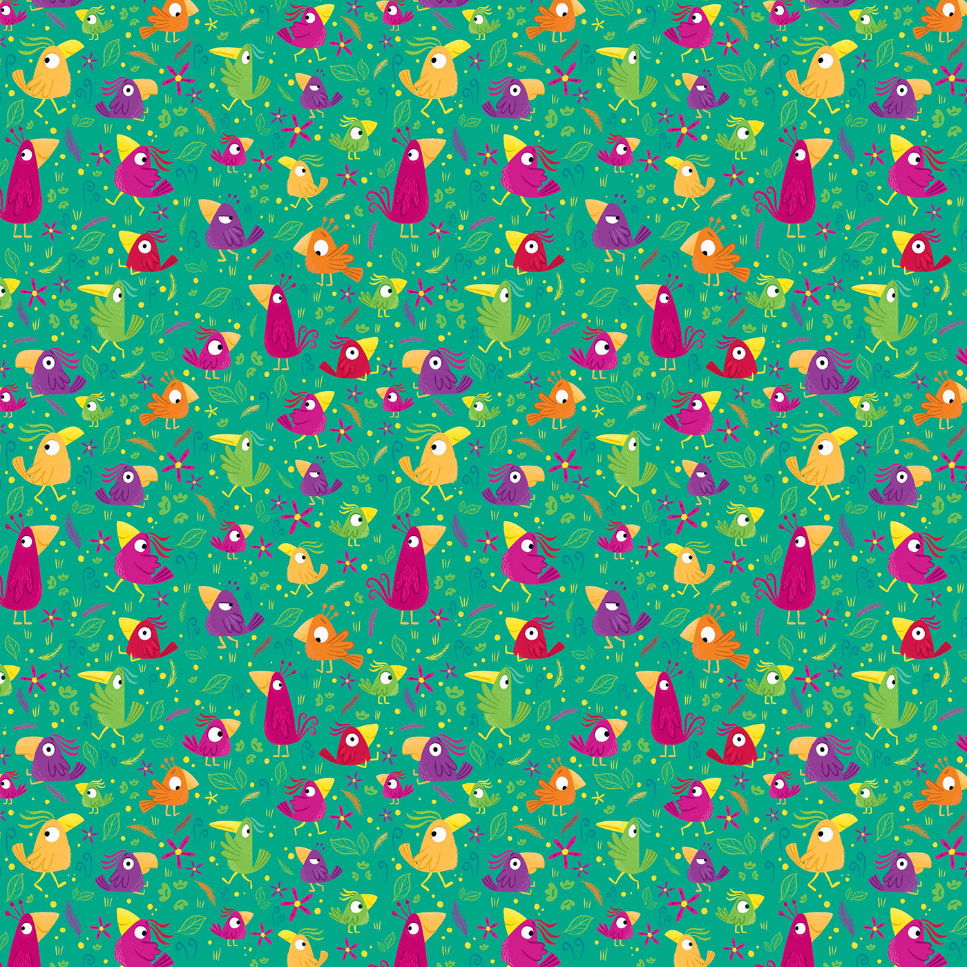 bird birds Flowers Nature pattern pattern deisgn pattern designer pattern illustration Patterns Surface Pattern