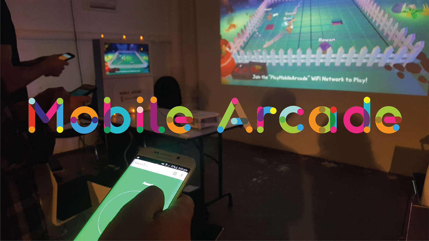 Mobile Arcade arcade mobile game design  game controller party game mini games animation  modelling