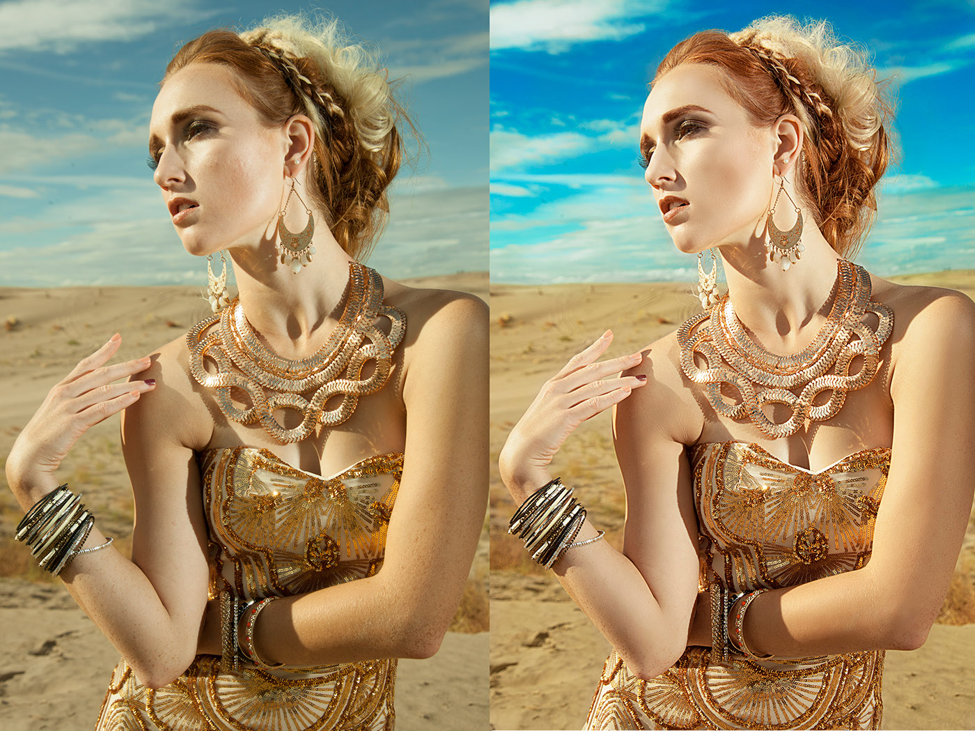 BEFORE - AFTER | retouching study on Behance