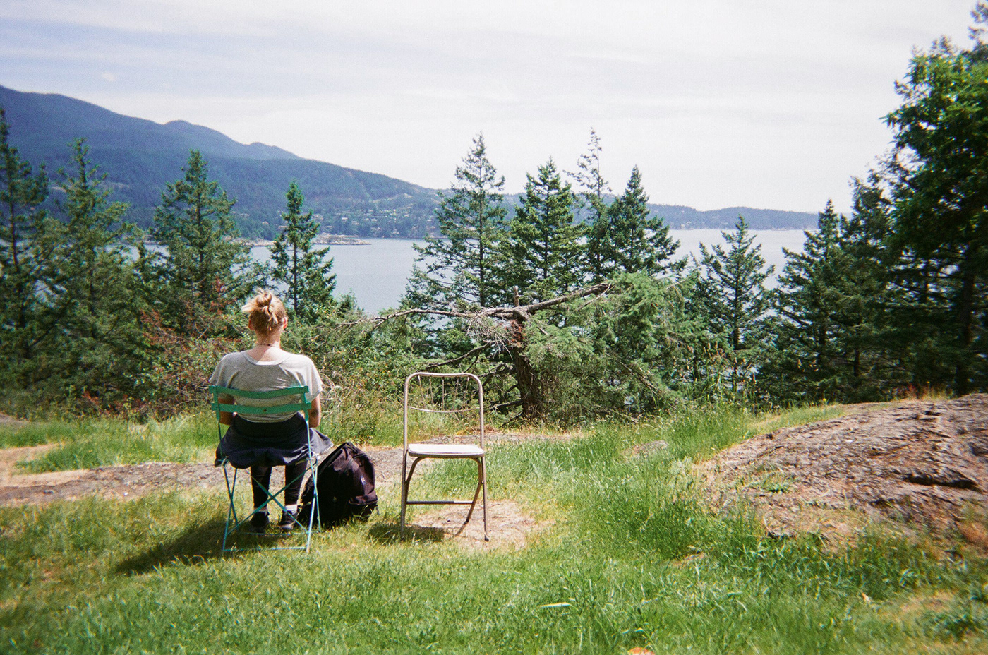 Photography  architecture vintage Nature Bowen Island chairs canon av-1 35mm Film   simplicity