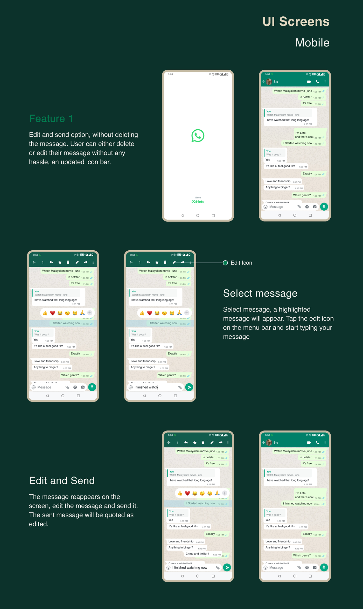 Case Study Responsive Responsive Design responsive website ui design ui ux UX design WhatsApp WhatsApp Redesign Whatsapp Status