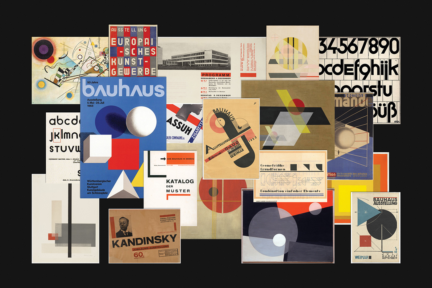 Adobe Hidden Treasures Bauhaus Dessau visual identity branding  graphic design  ILLUSTRATION  brand identity pattern poster adobeawards