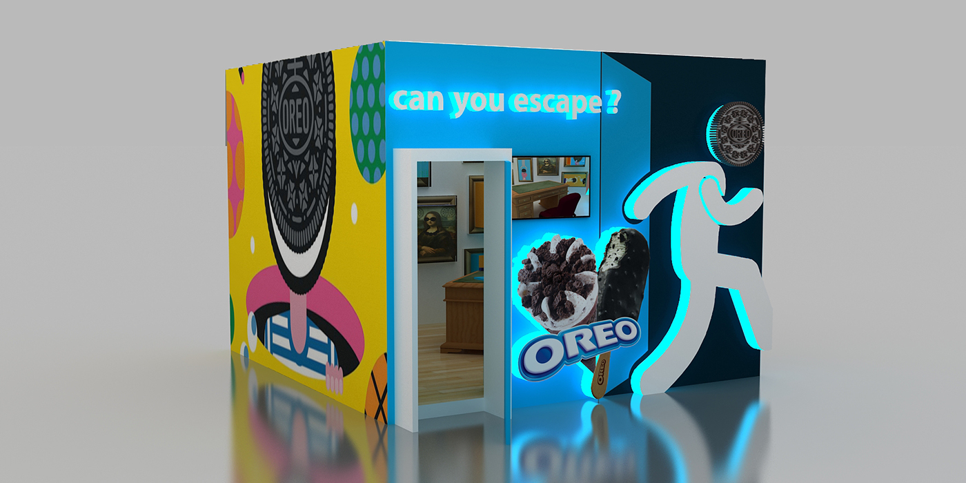 escape room oreo Oreo Ice Cream activation CREATIVE ACTIVATION game room escape