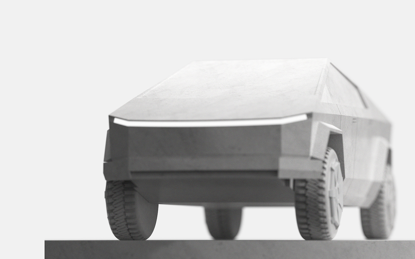 car concept concrete cybertruck design industrial design  Interior object product tesla