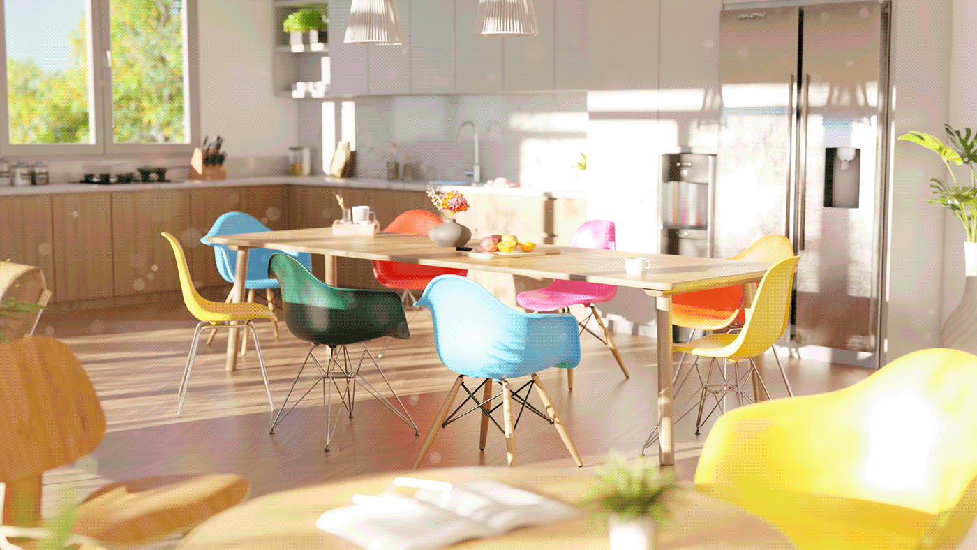 3D 3d animation 3d motion Advertising  CGI chair motion graphics  product animation Product Photography visualization