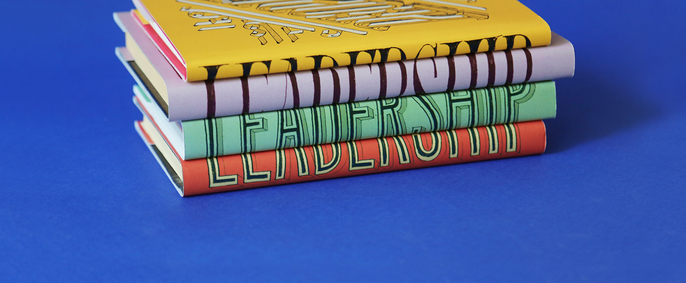 book book jacket Collaboration editorial Leadership lettering Quotes sketchy spine typography  