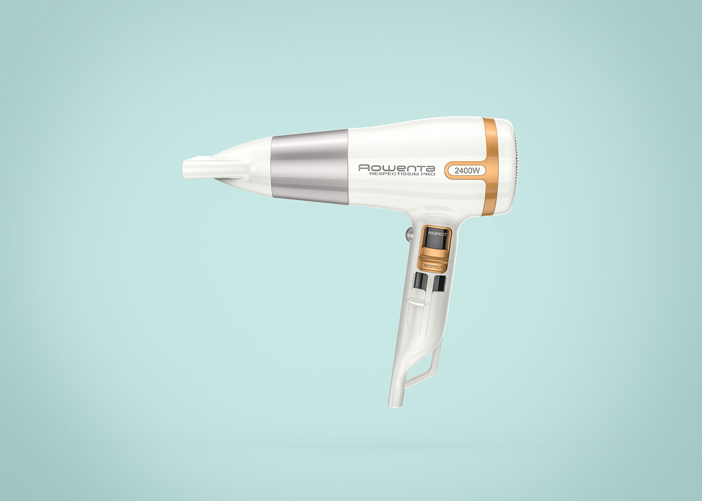 rowenta hair dryer modeling Render rendering appliances product graphic design