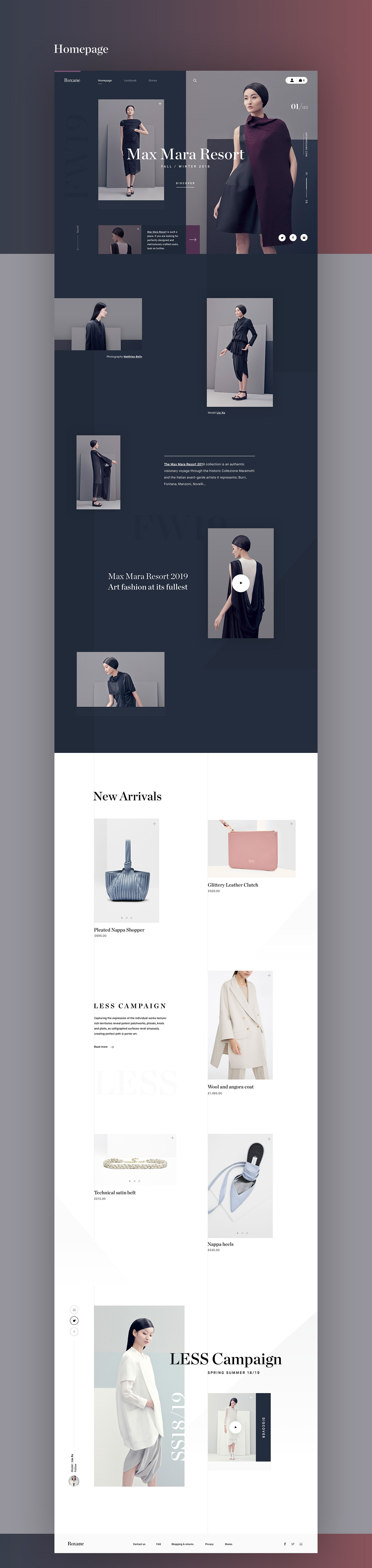 Webdesign Fashion  modern UI ux animation  responsivewebdesign Layout mobiledesign