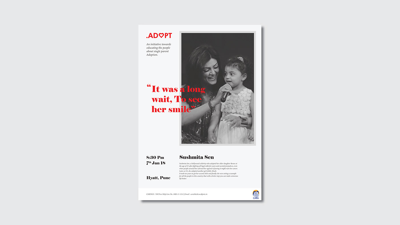 campaign single parent adoption social impact advertisement adoption poster school kids