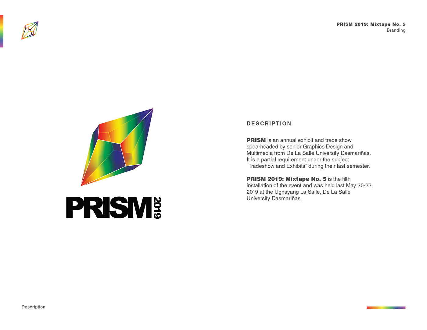branding  Creative Direction  art direction  event logo logo prism prism2019