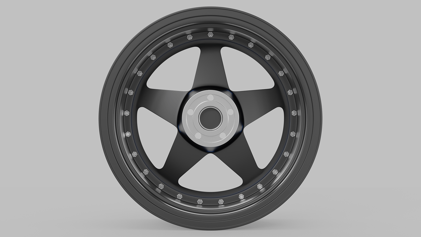 3D Asset automotive   blender CG CGI free Rims vossen wheels