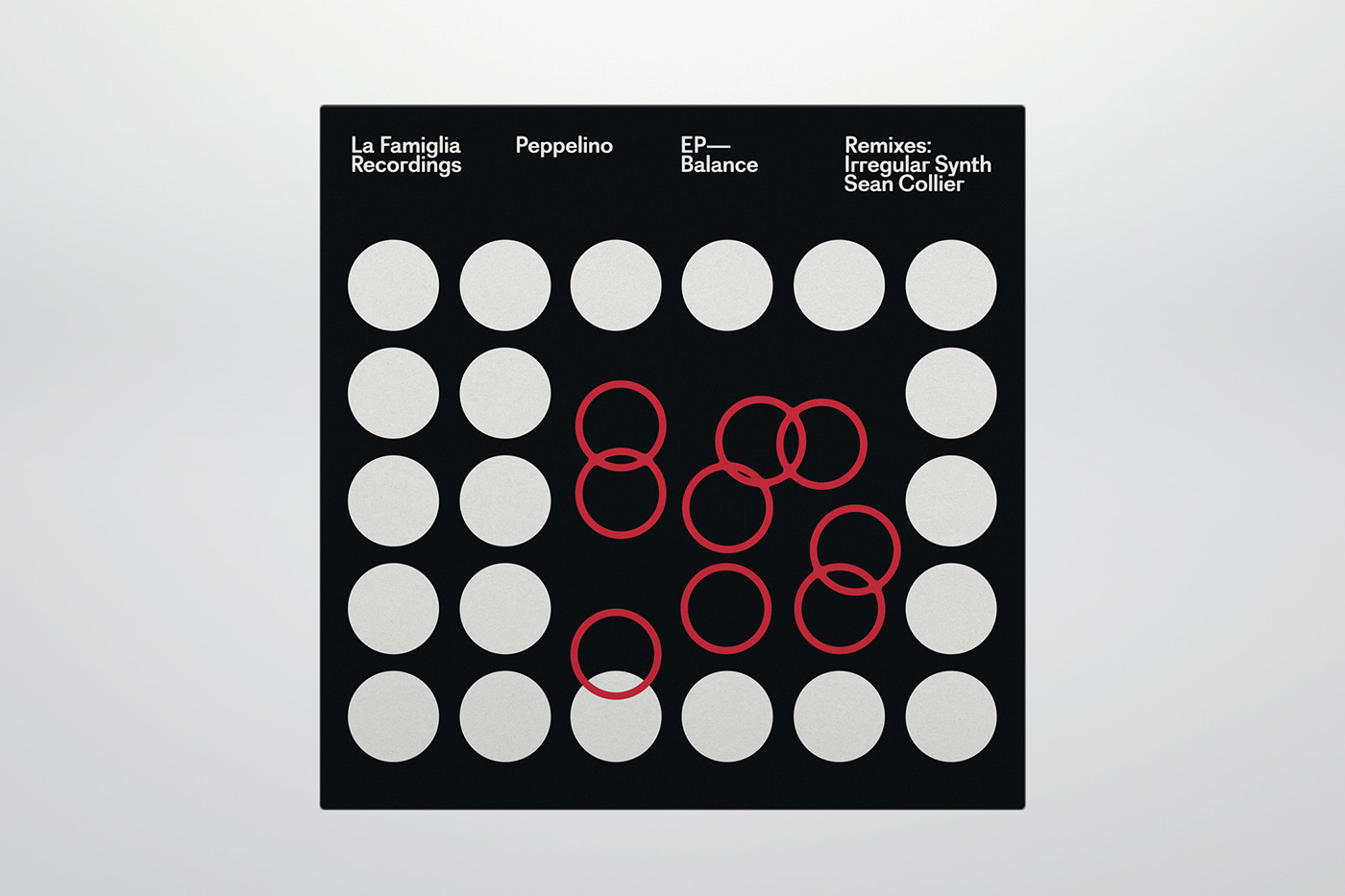 techno poster type design Montreal record label vinyl visual identity logo
