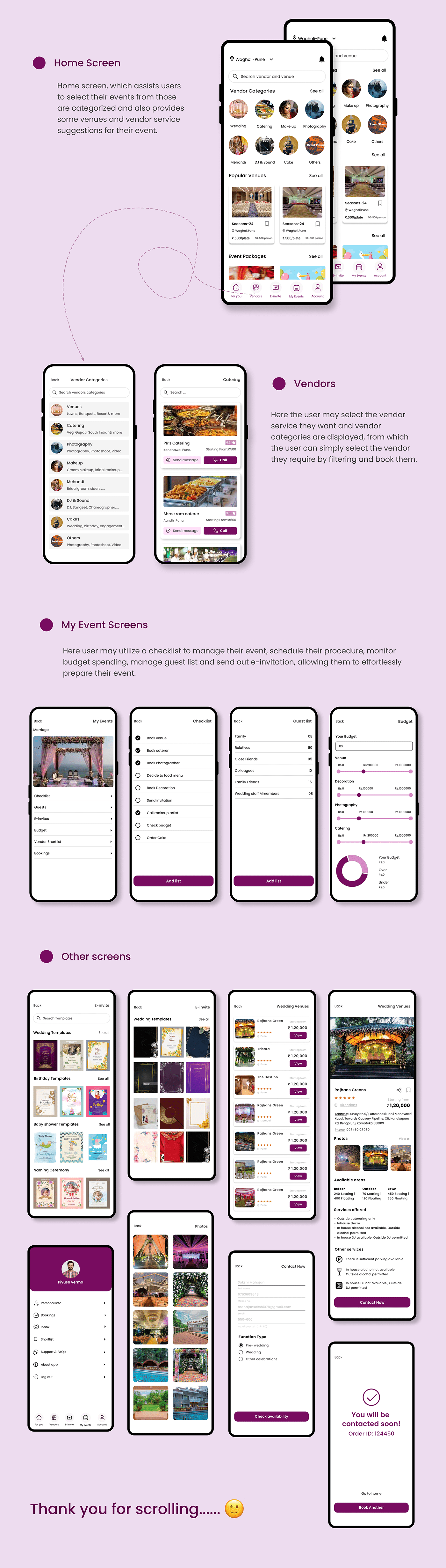 UX design Mobile app Figma