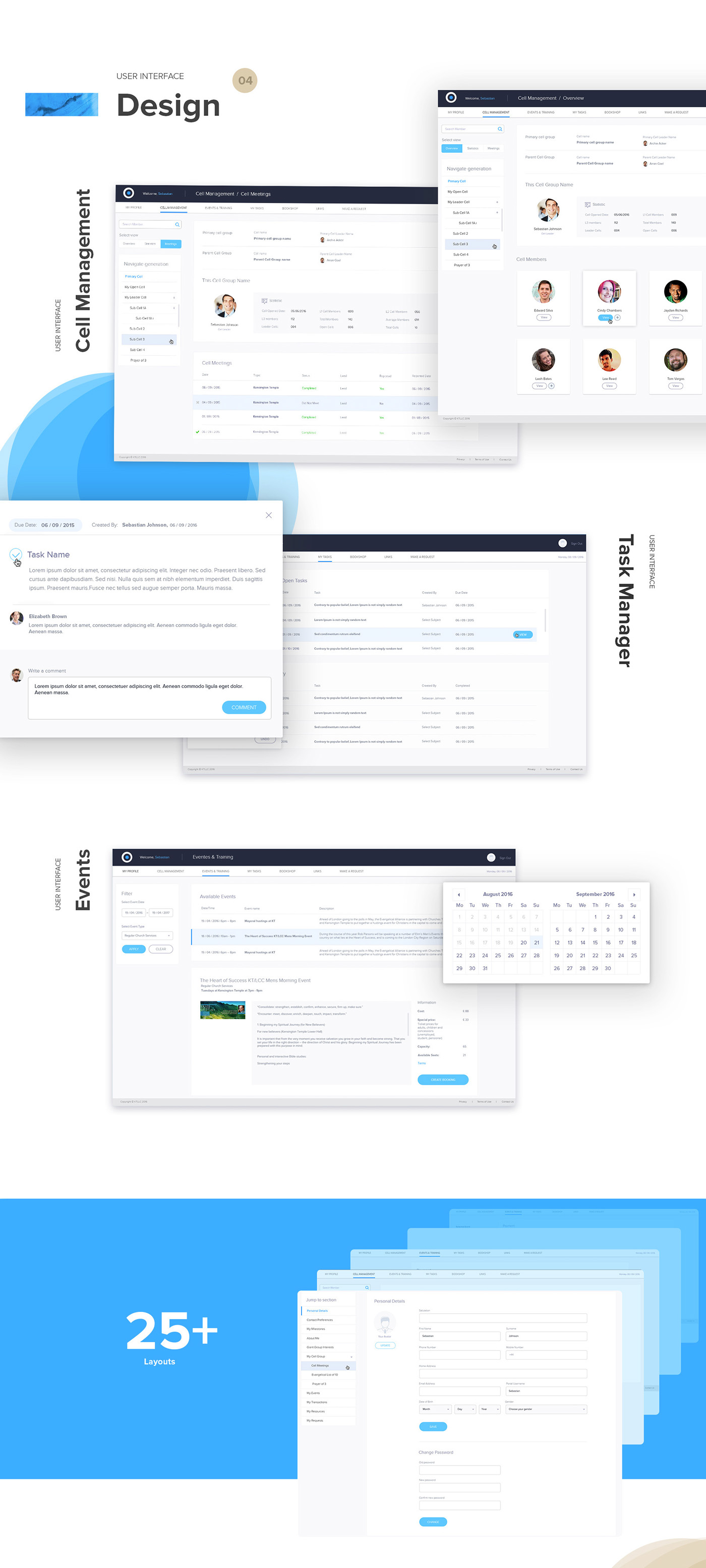 UI ux CRM inspired