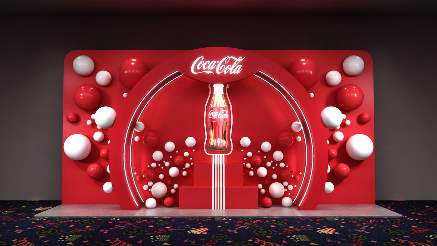 Coca-Cola Photowall Event design CocaCola Design
