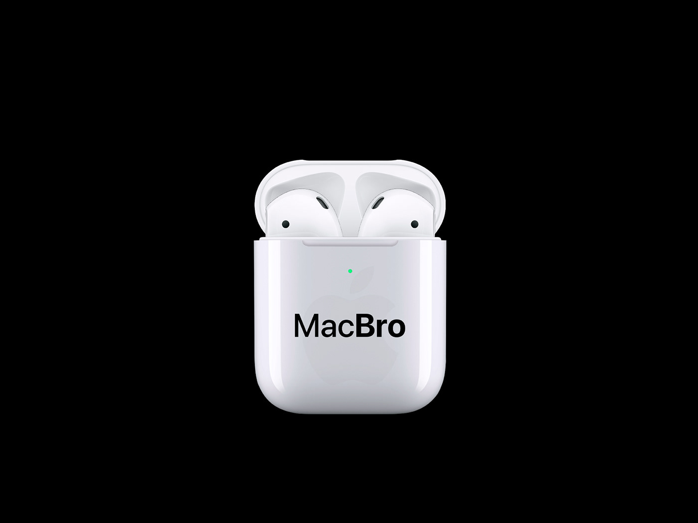 airposd apple branding  logo macbook