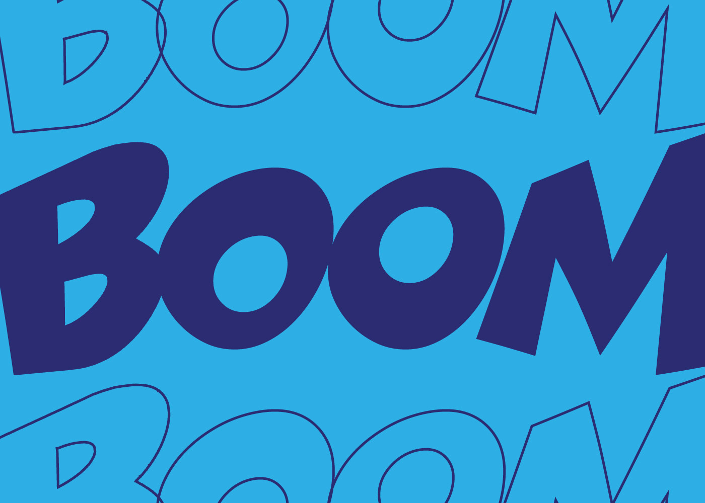 boom Production logo design graphics poster identity