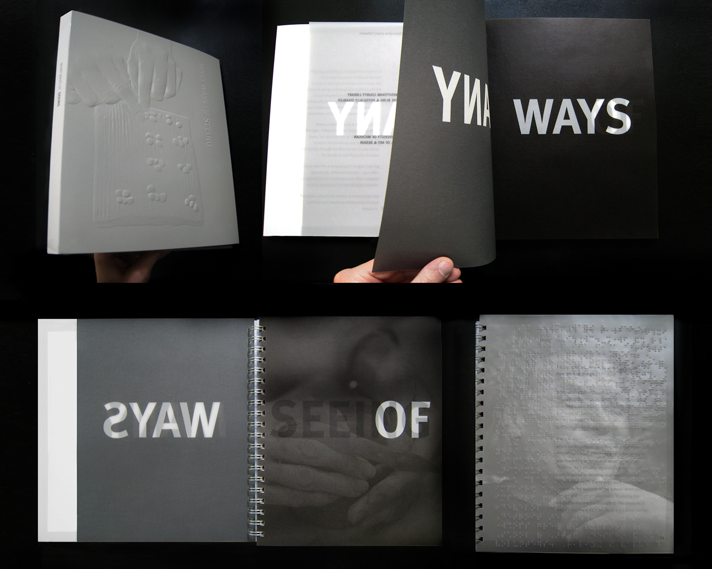 Braille book Blind Embossing book design
