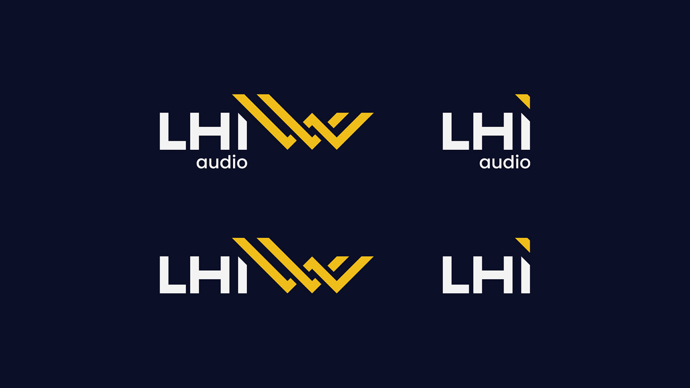 brand Audio business symbol clean grid identity visual Logotype studio