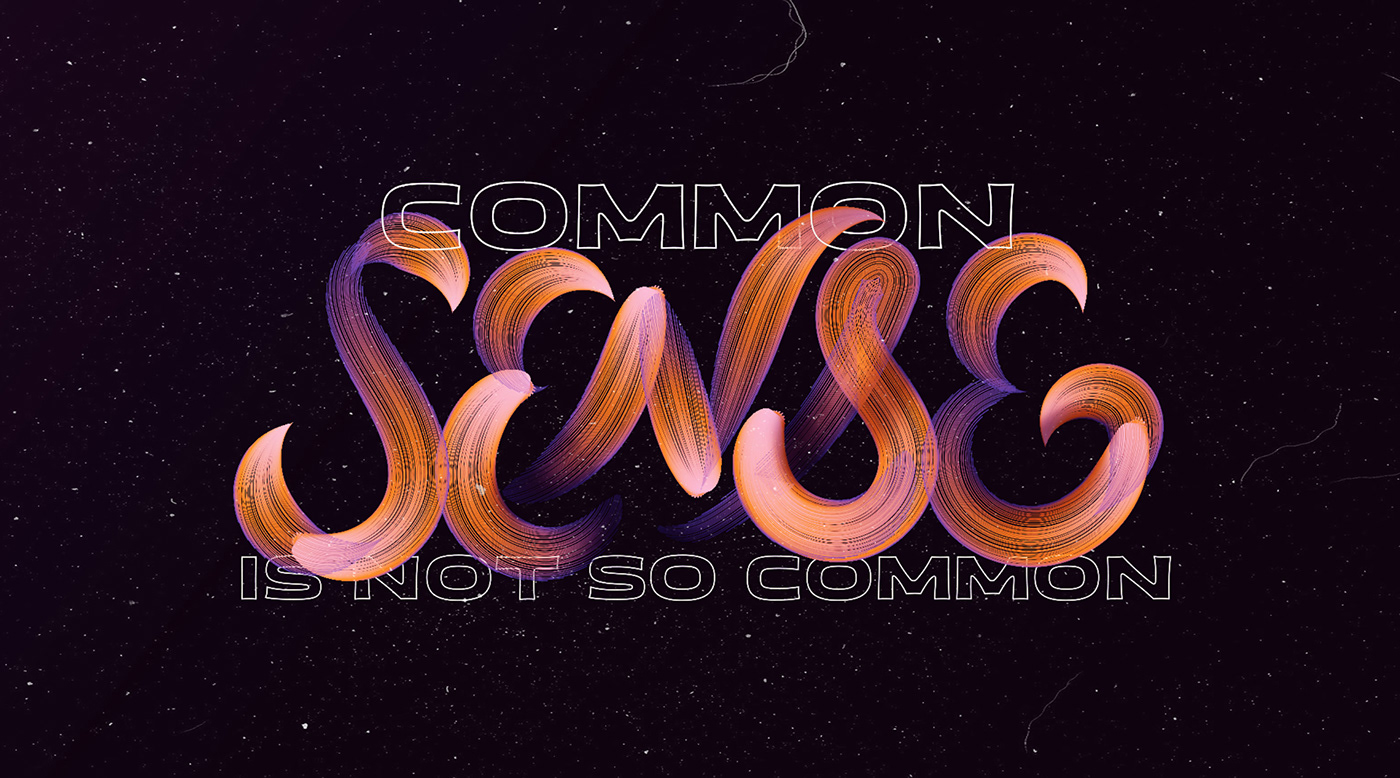 3D colorful experiment experimental font fonts graphic design  lettering tipografia typo