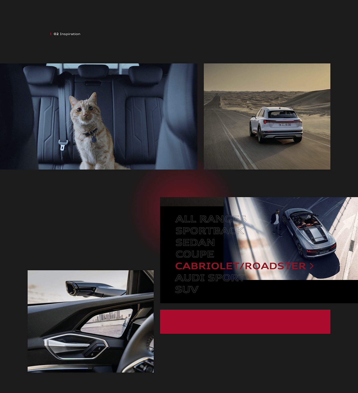 animation  Audi belgrade graphic design  Serbia studio direction UI/UX Web Design  car Saudi Arabia