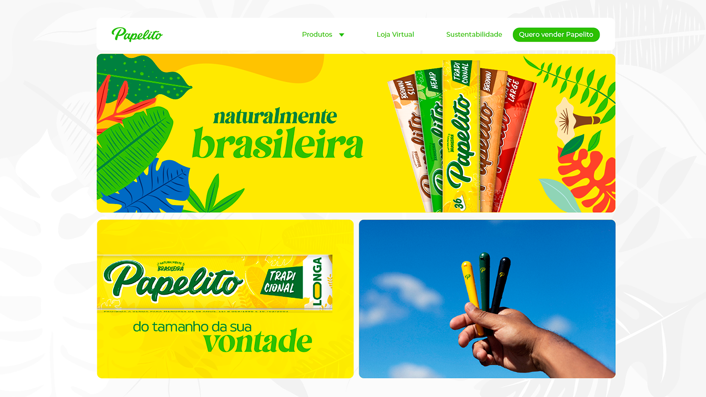brand identity cannabis design hemp Packaging papelito papelito brasil rebranding redesign weed