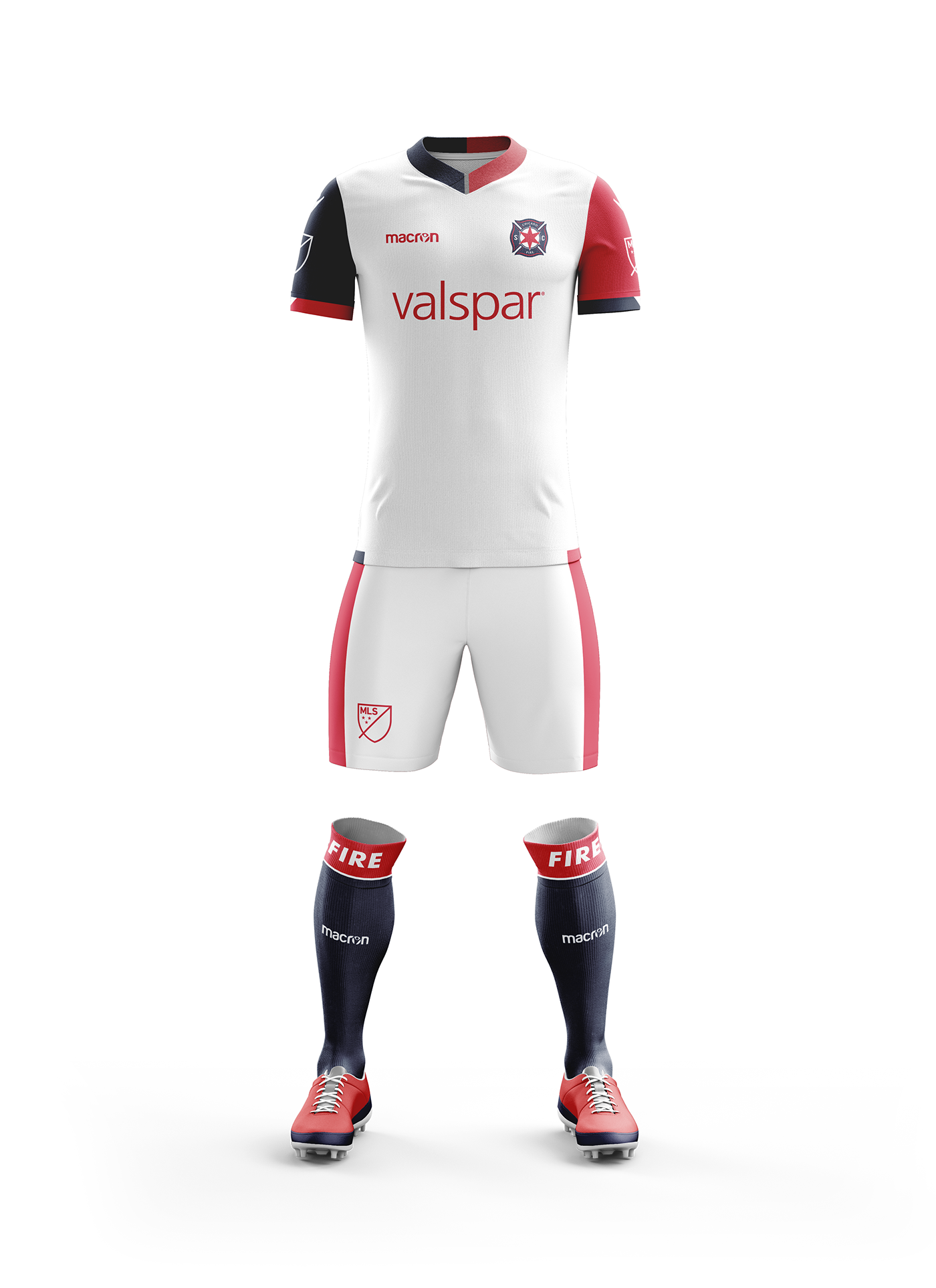 soccer football redesign chicago fire mls
