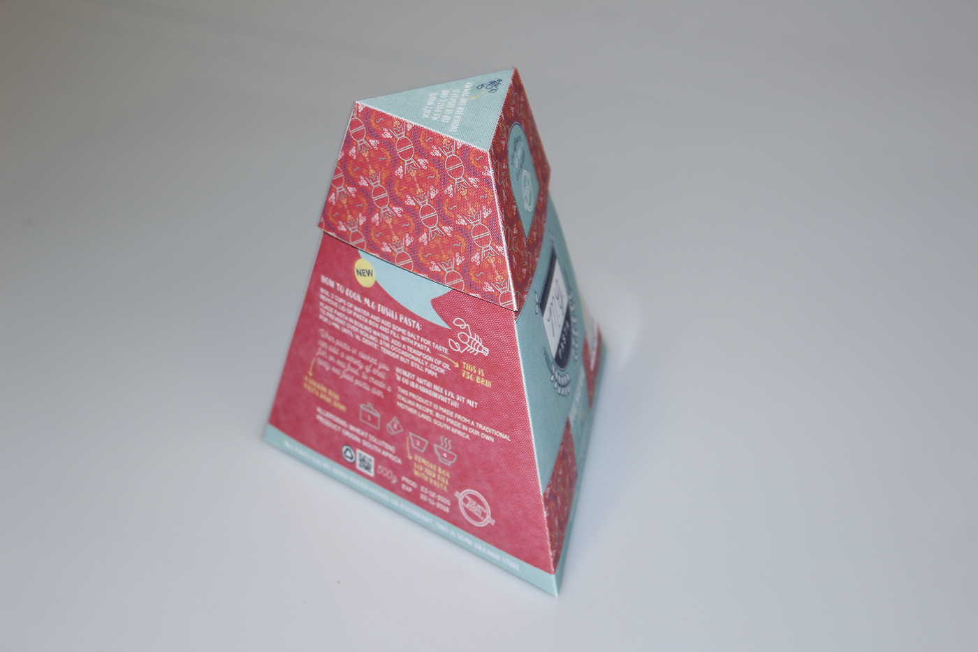 Patterns design south african pasta box Pasta Packaging Packaging