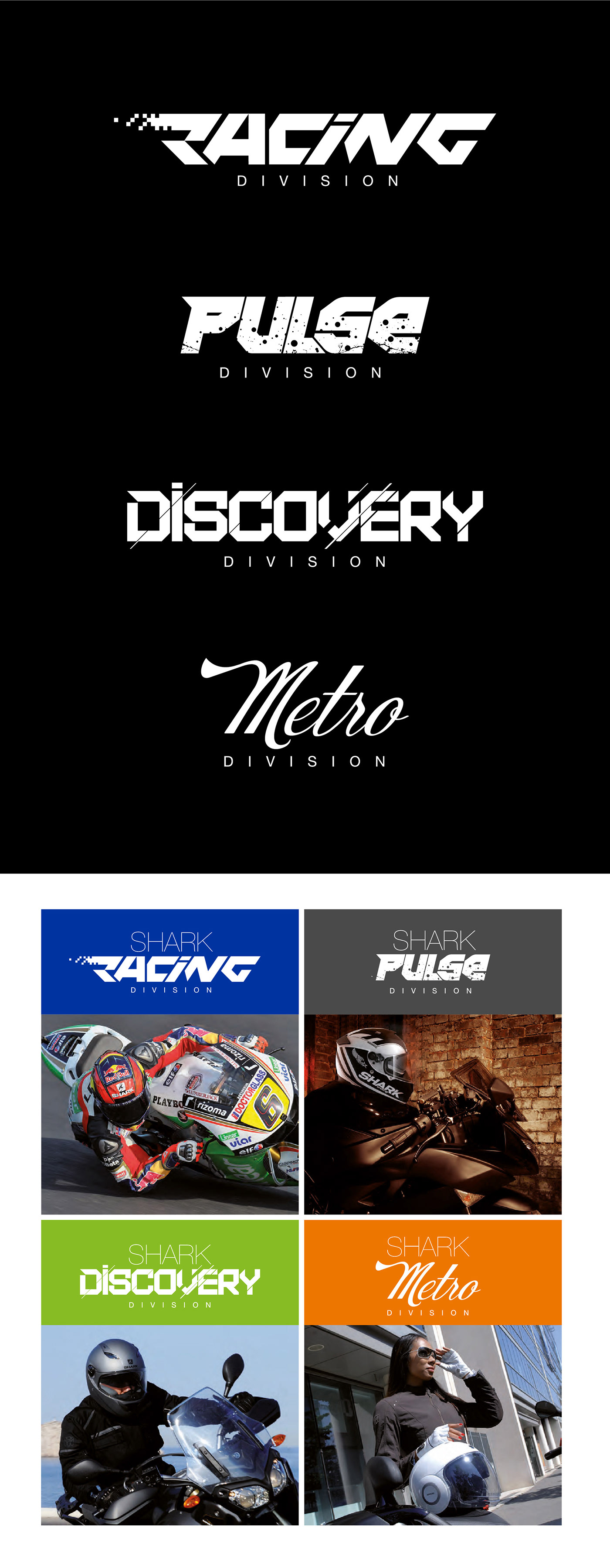 logo creation brand moto univers identity graphic Racing metro pulse