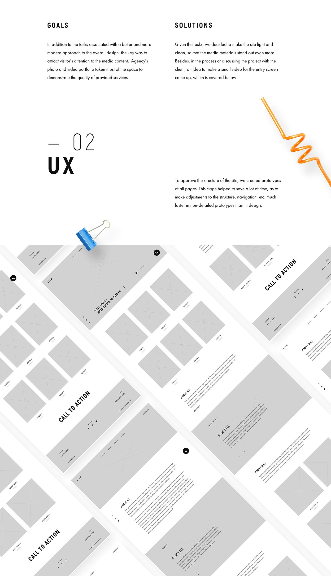 Website UI ux Webdesign mobile interaction logo Event event agency branding 